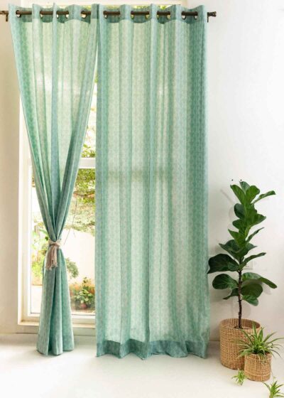 pergola-nile-blue-printed-cotton-curtain-1