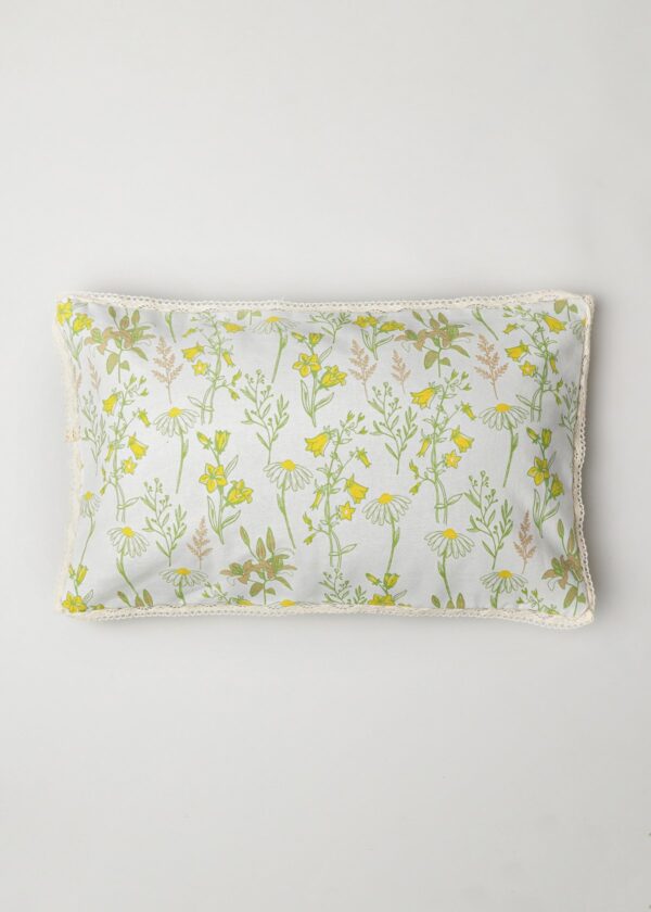 tulip-garden-primrose-yellow-printed-cotton-cushion cover-12-x-20